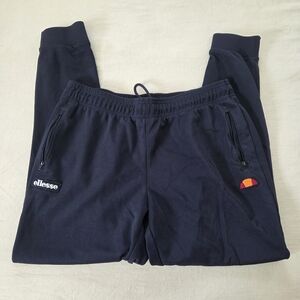 Ellesse Dark Navy Blue Jogger Pants Mens XL Bertoni